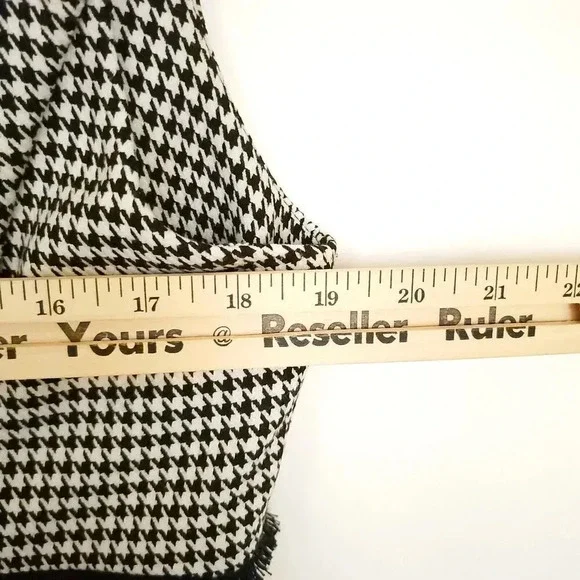 KARL LAGERFELD X ITALIA INDEPENDENT Dress Size 12 Houndstooth Print Knee-Length - Picture 10 of 12